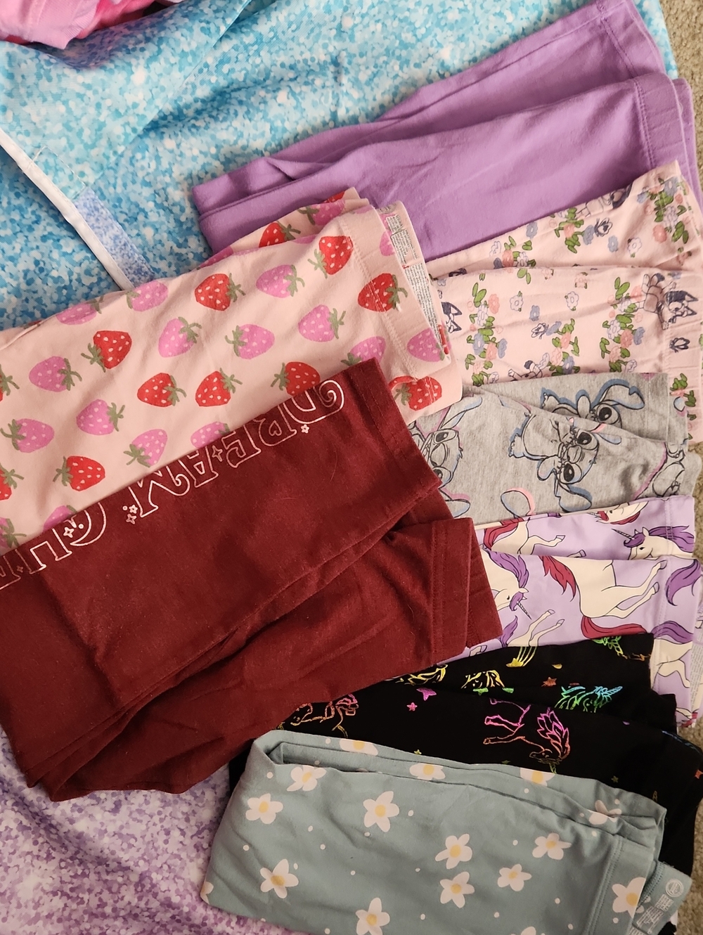 Girls Size 6 Leggings Bundle